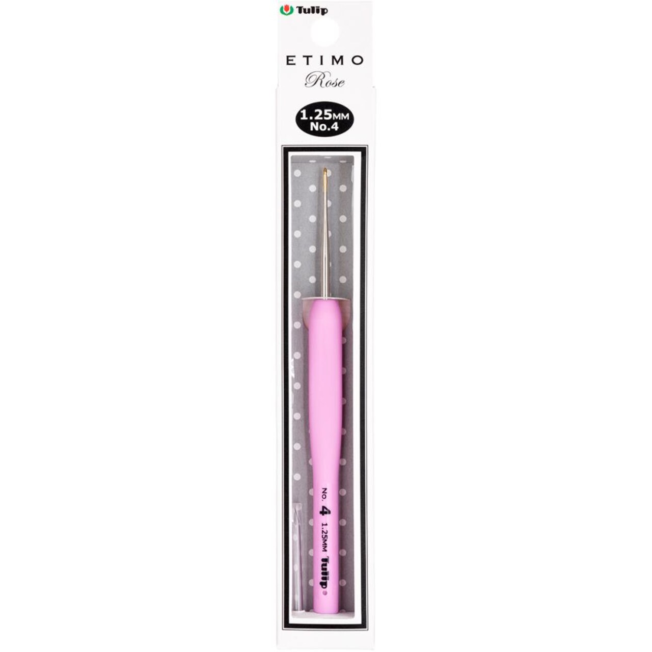 Tulip Etimo Rose Steel Crochet Hook - Sizes 0/1.75mm to 16/.4mm